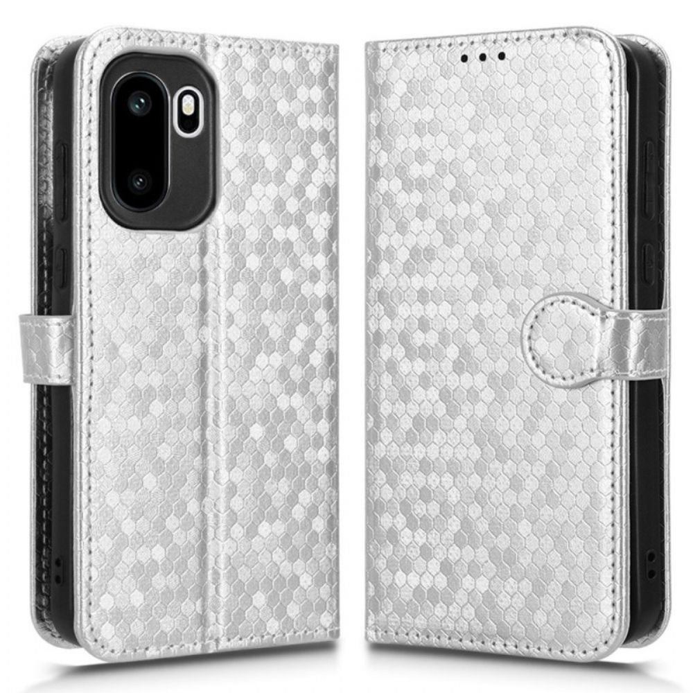 Leren Hoesje Oneplus 15r Glitterstippen