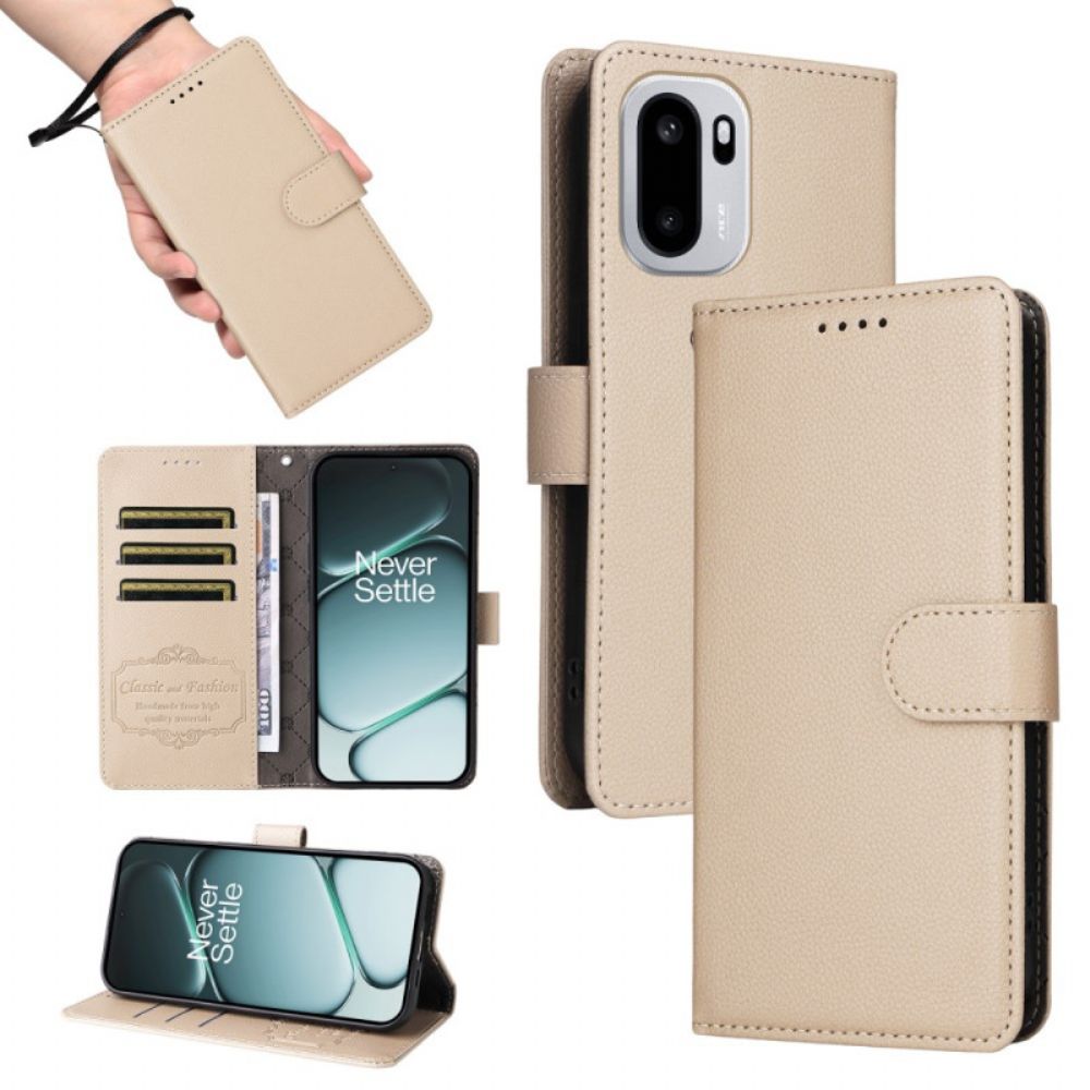 Leren Hoesje Oneplus 15r Rfid-blokkerend