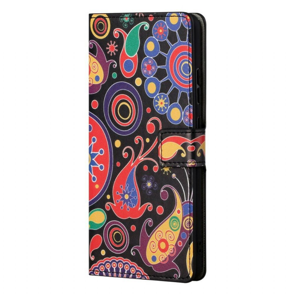 Folio-hoesje voor OnePlus Nord 2 5G Galaxy Tekeningen