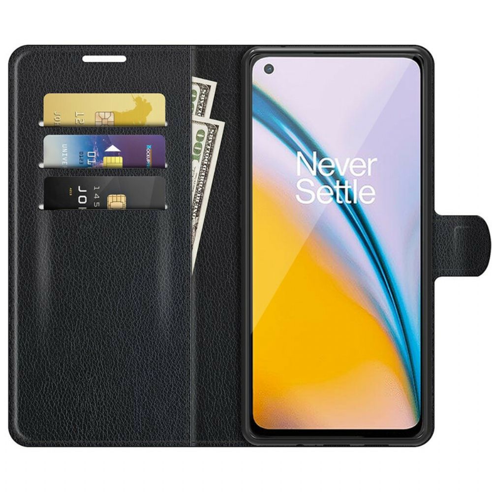 Folio-hoesje voor OnePlus Nord 2 5G Klassiek