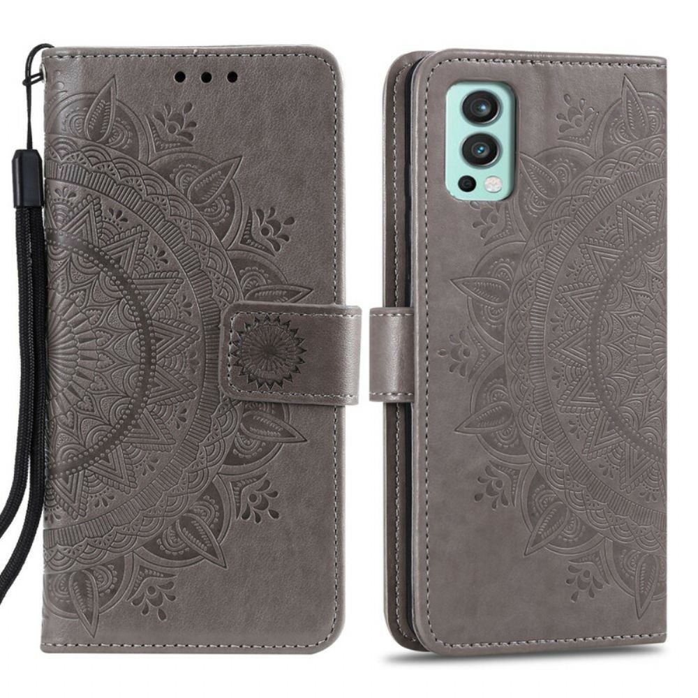 Folio-hoesje voor OnePlus Nord 2 5G Zonnemandala