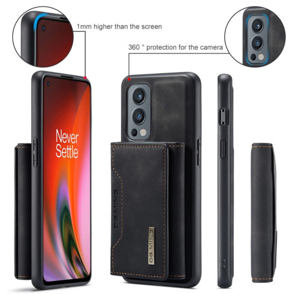 Hoesje voor OnePlus Nord 2 5G Afneembare Kaarthouder Dg.ming