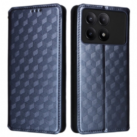 Folio-hoesje Poco X6 Pro 5g 3d Diamanten Bescherming Hoesje