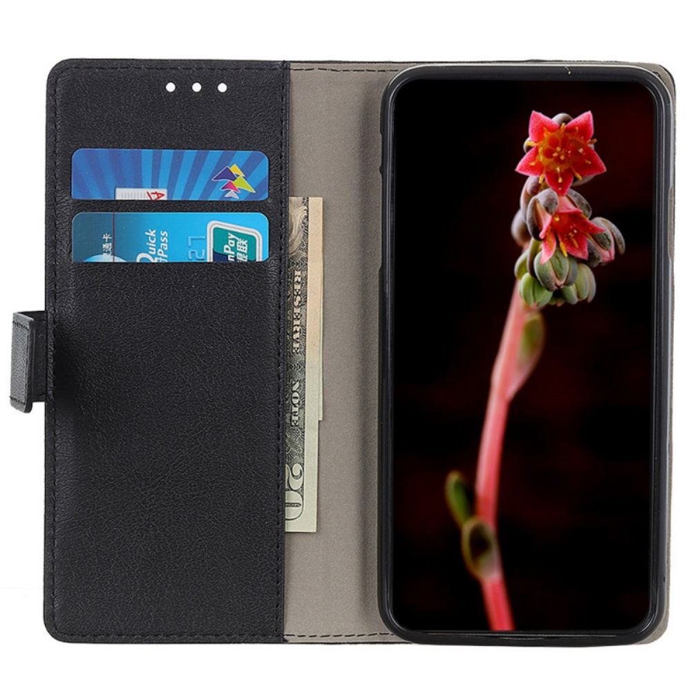 Leren Hoesje Poco X6 Pro 5g Klassiek Bescherming Hoesje