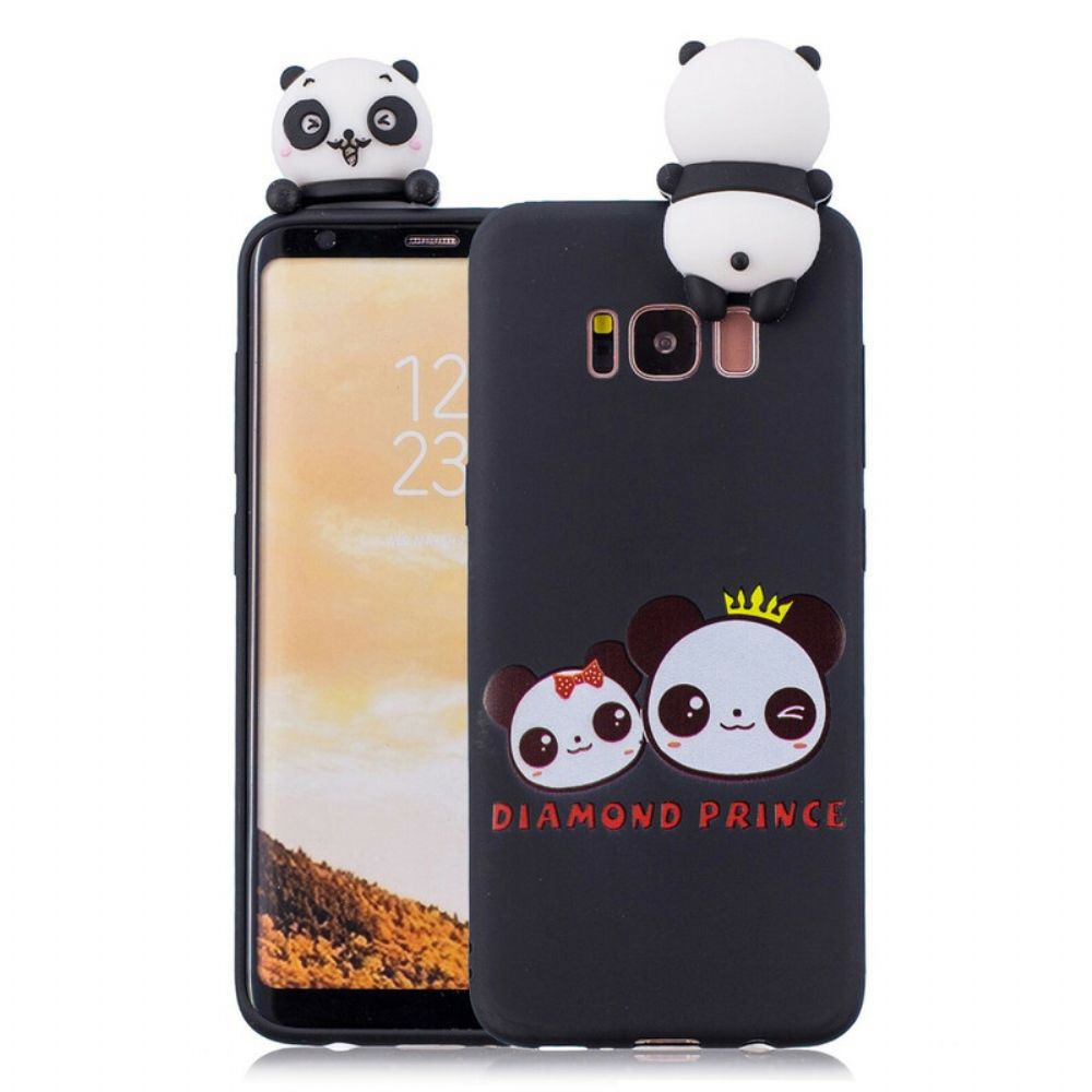 Hoesje voor Samsung Galaxy S8 3d Dieren Leuk