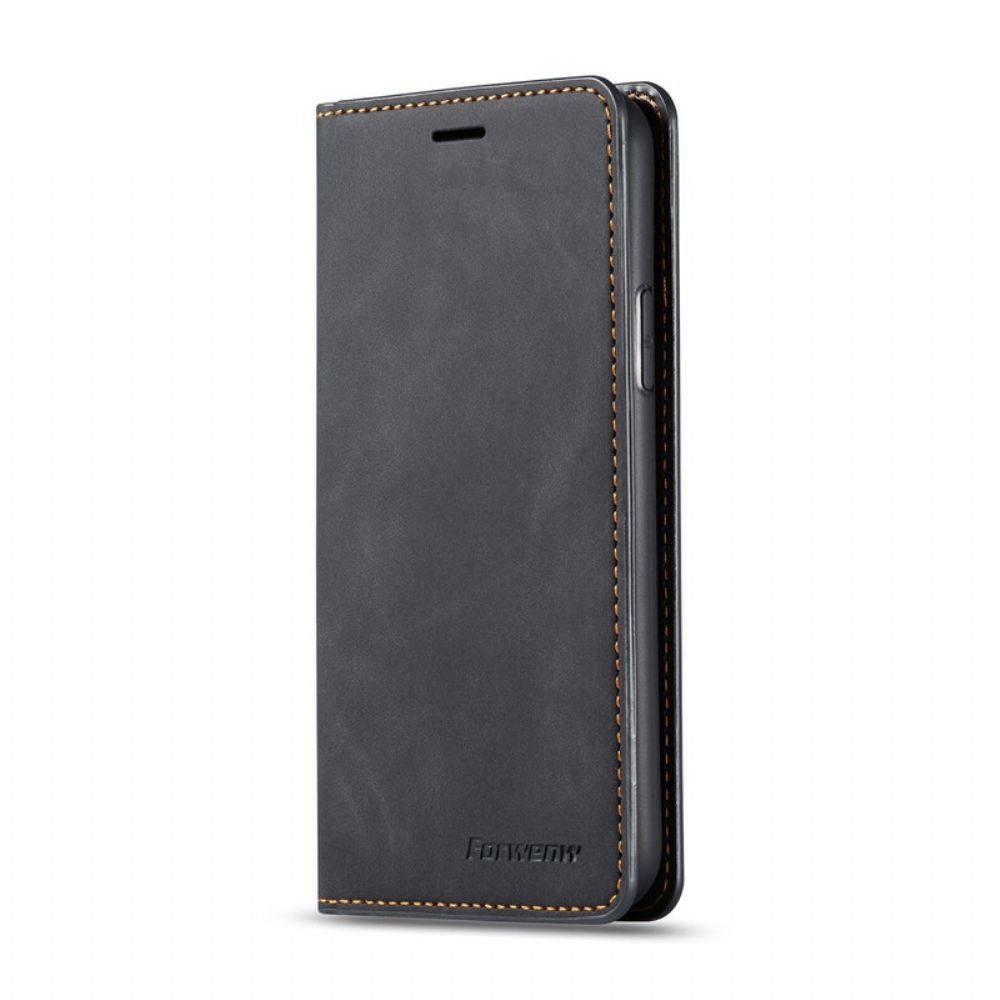 Bescherming Hoesje voor iPhone 11 Pro Folio-hoesje Lederen Effect Forwenw