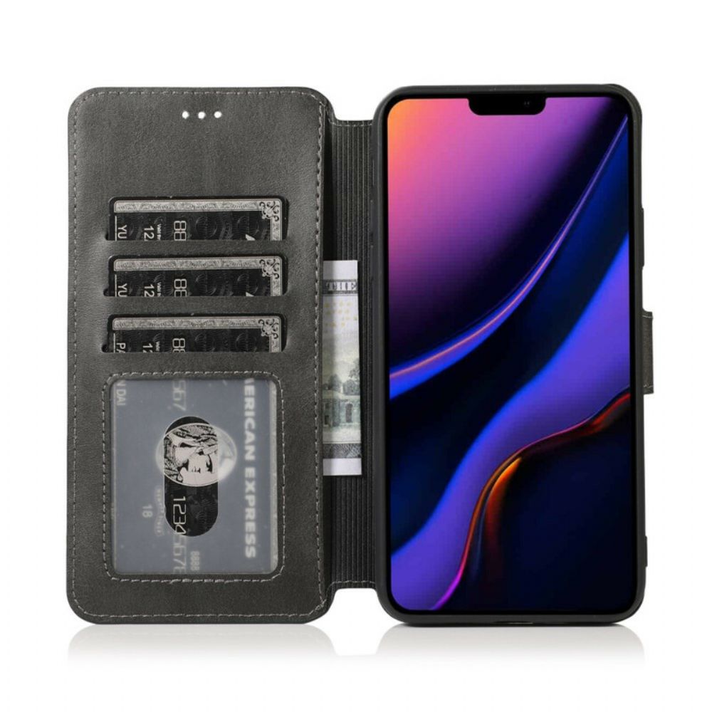 Folio-hoesje voor iPhone 11 Pro Portemonnee Leren Kunstleer Portemonnee