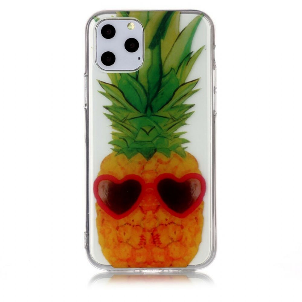 Hoesje voor iPhone 11 Pro Transparante Incognito Ananas
