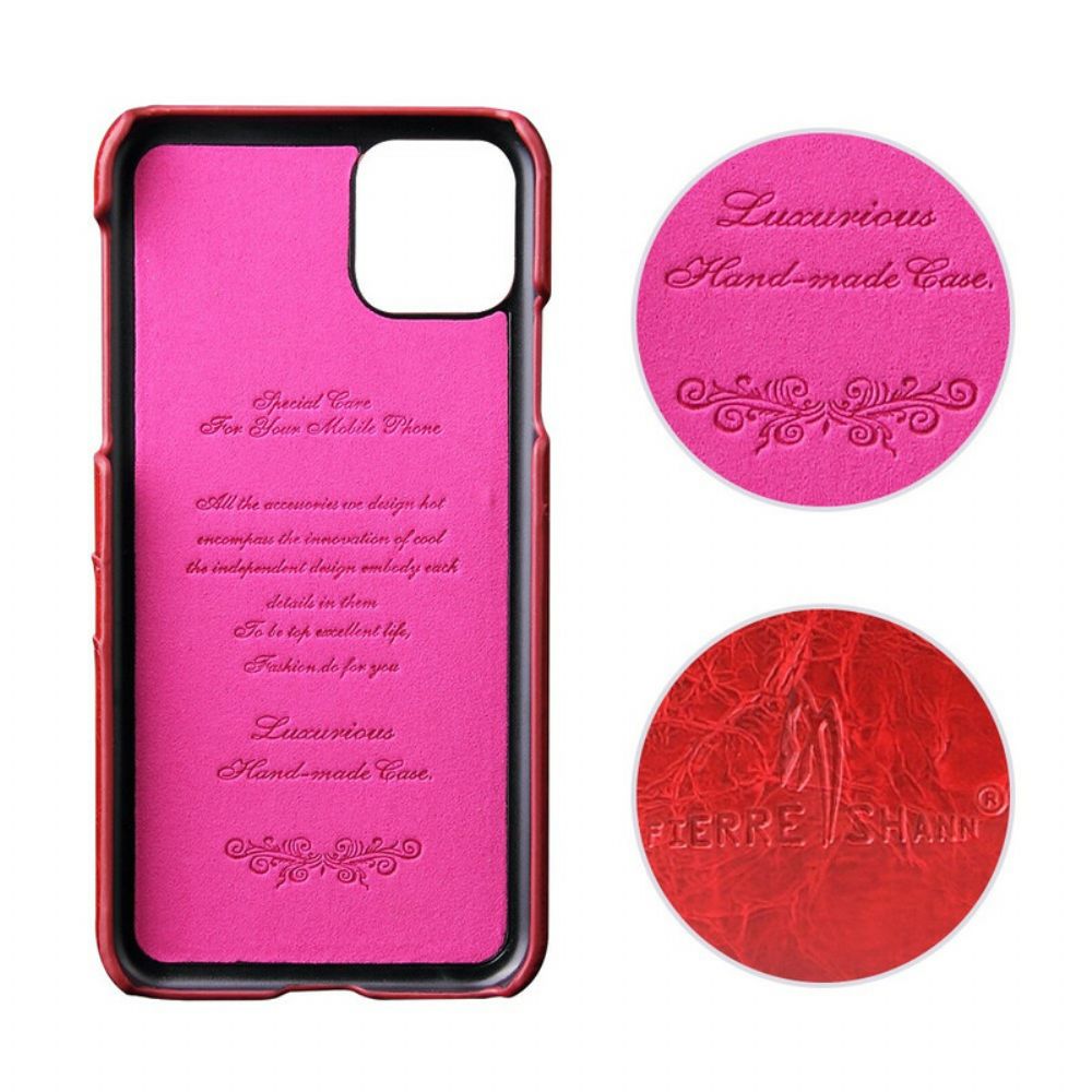 Telefoonhoesje voor iPhone 11 Pro Fierre Shann-kaarthouder