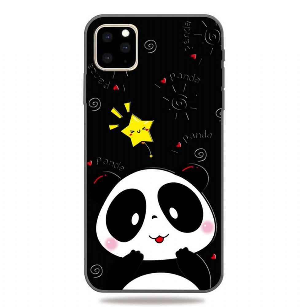 Telefoonhoesje voor iPhone 11 Pro Panda Ster