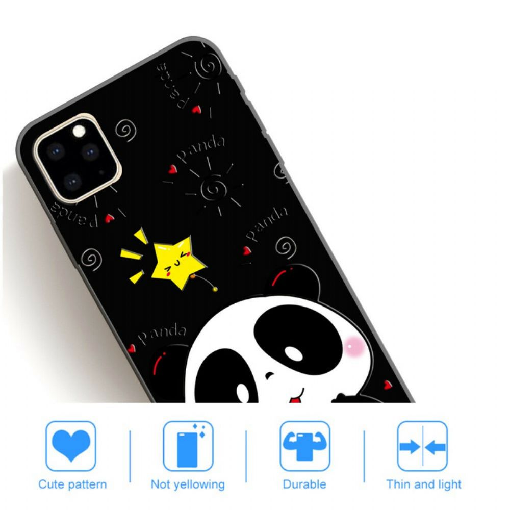 Telefoonhoesje voor iPhone 11 Pro Panda Ster
