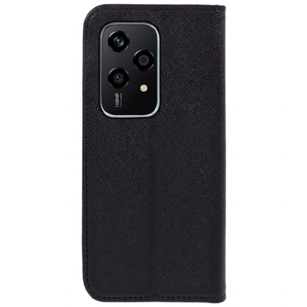Folio-hoesje Honor 200 Lite Kruistextuur