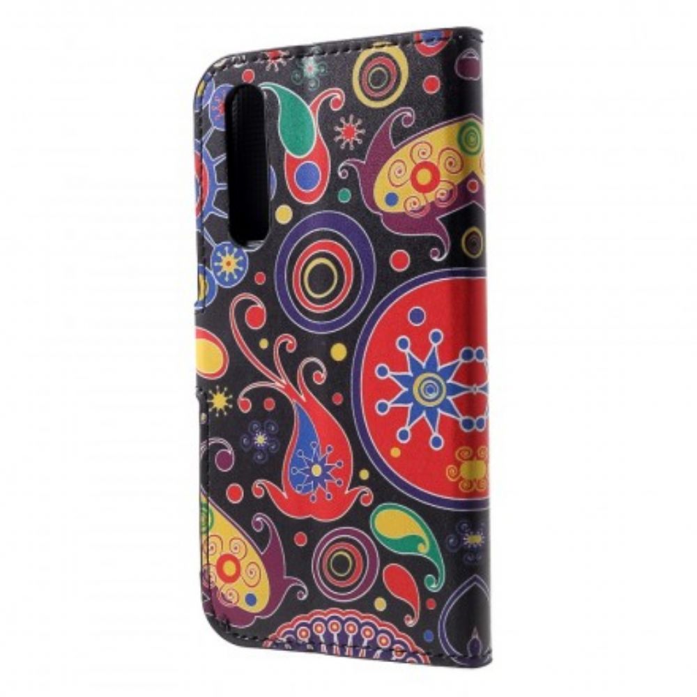 Folio-hoesje voor Huawei P30 Galaxy-ontwerp