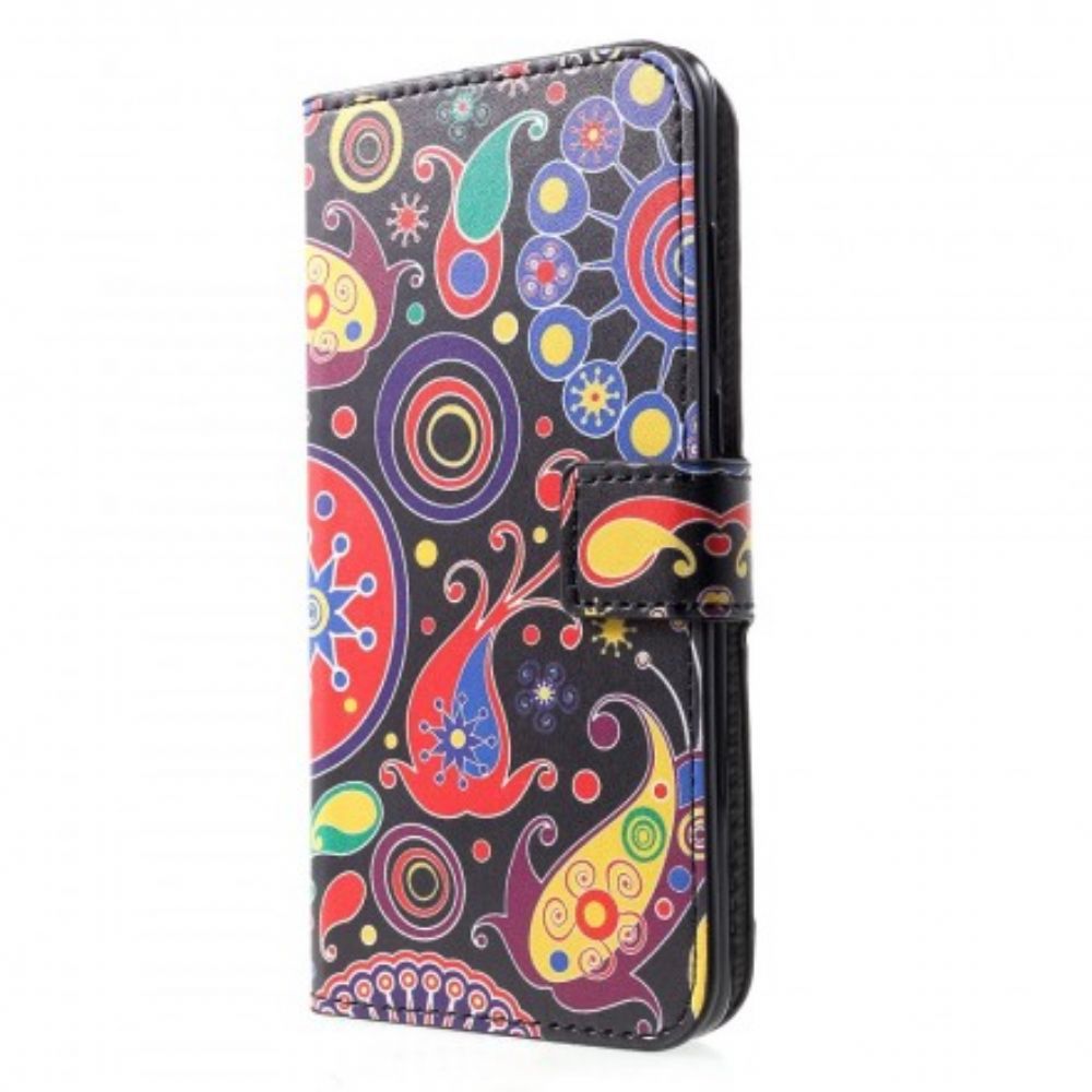 Folio-hoesje voor Huawei P30 Galaxy-ontwerp