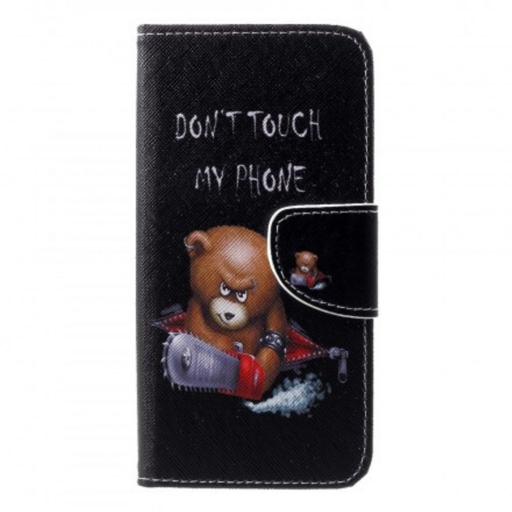 Folio-hoesje voor Huawei P30 Gevaarlijke Beer