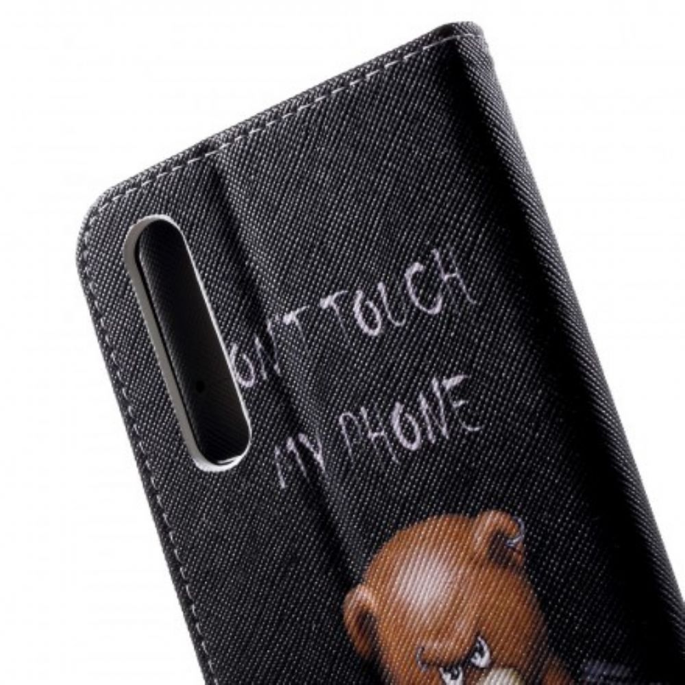Folio-hoesje voor Huawei P30 Gevaarlijke Beer