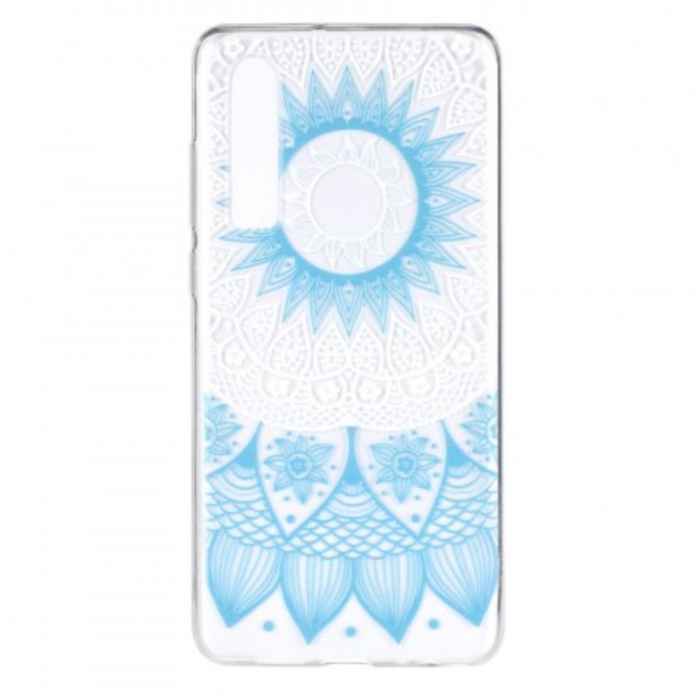 Hoesje voor Huawei P30 Transparante Gekleurde Mandala