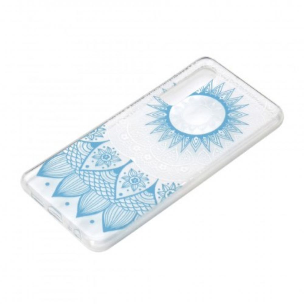 Hoesje voor Huawei P30 Transparante Gekleurde Mandala