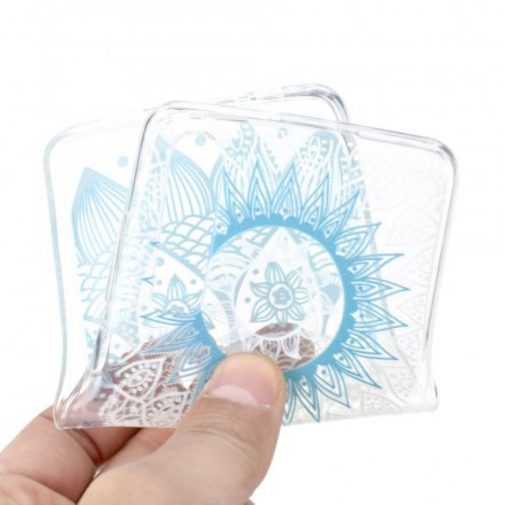 Hoesje voor Huawei P30 Transparante Gekleurde Mandala