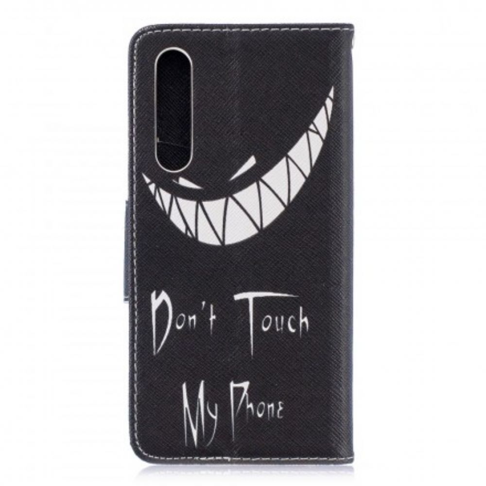 Leren Hoesje voor Huawei P30 Duivelstelefoon