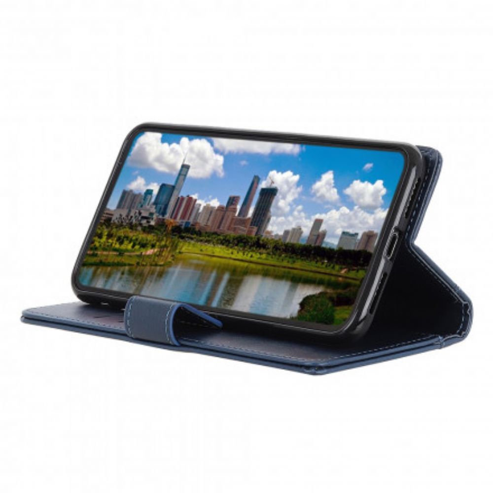 Flip Case voor Sony Xperia 10 III Klassieke Leerstijl