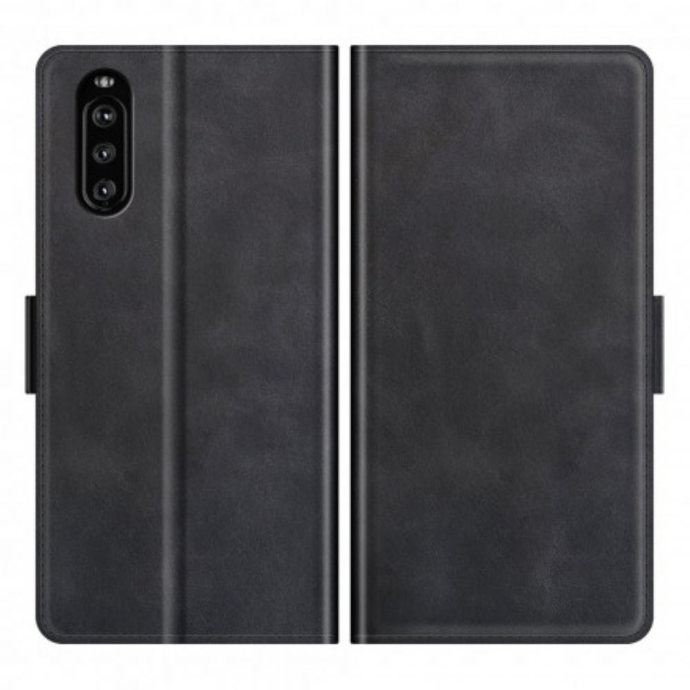 Folio-hoesje voor Sony Xperia 10 III Flip Case Klassieke Dubbele Klep