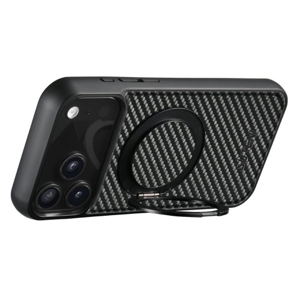 Case Hoesje iPhone 17 Pro Max Telefoonhoesje Magsafe Draaibare Houder Suteni