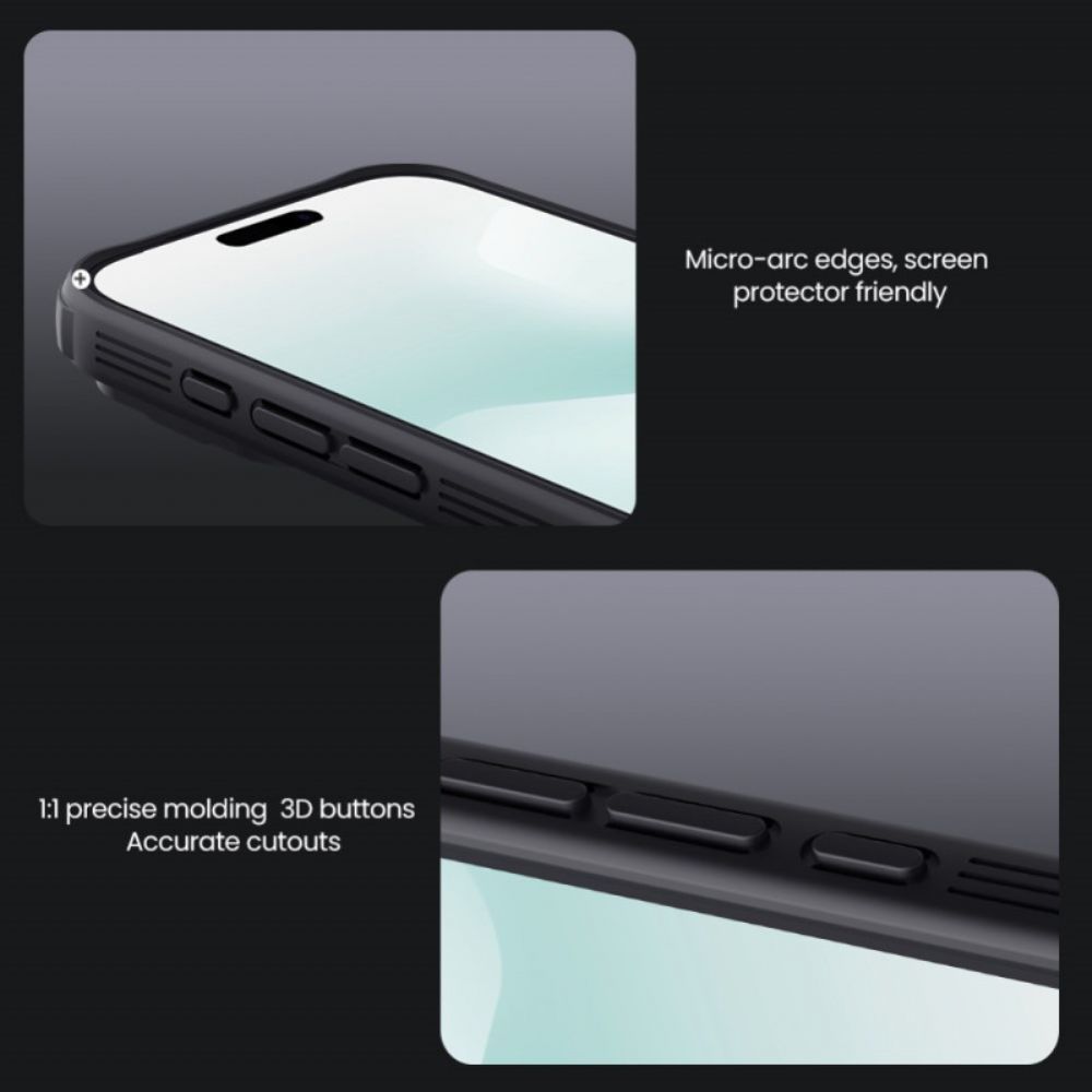 Cover Hoesje iPhone 17 Pro Max Telefoonhoesje Camshield Pro Camerabeschermer Nillkin