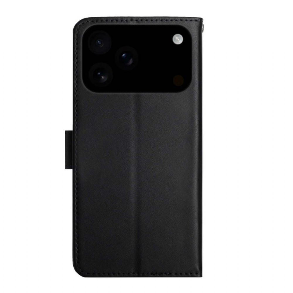 Flip Case Leren iPhone 17 Pro Max Premium Leer