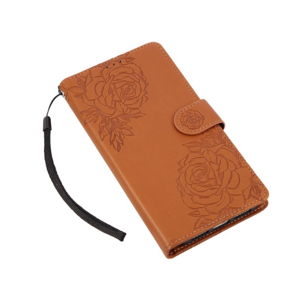 Folio-hoesje iPhone 17 Pro Max Bloemenprint