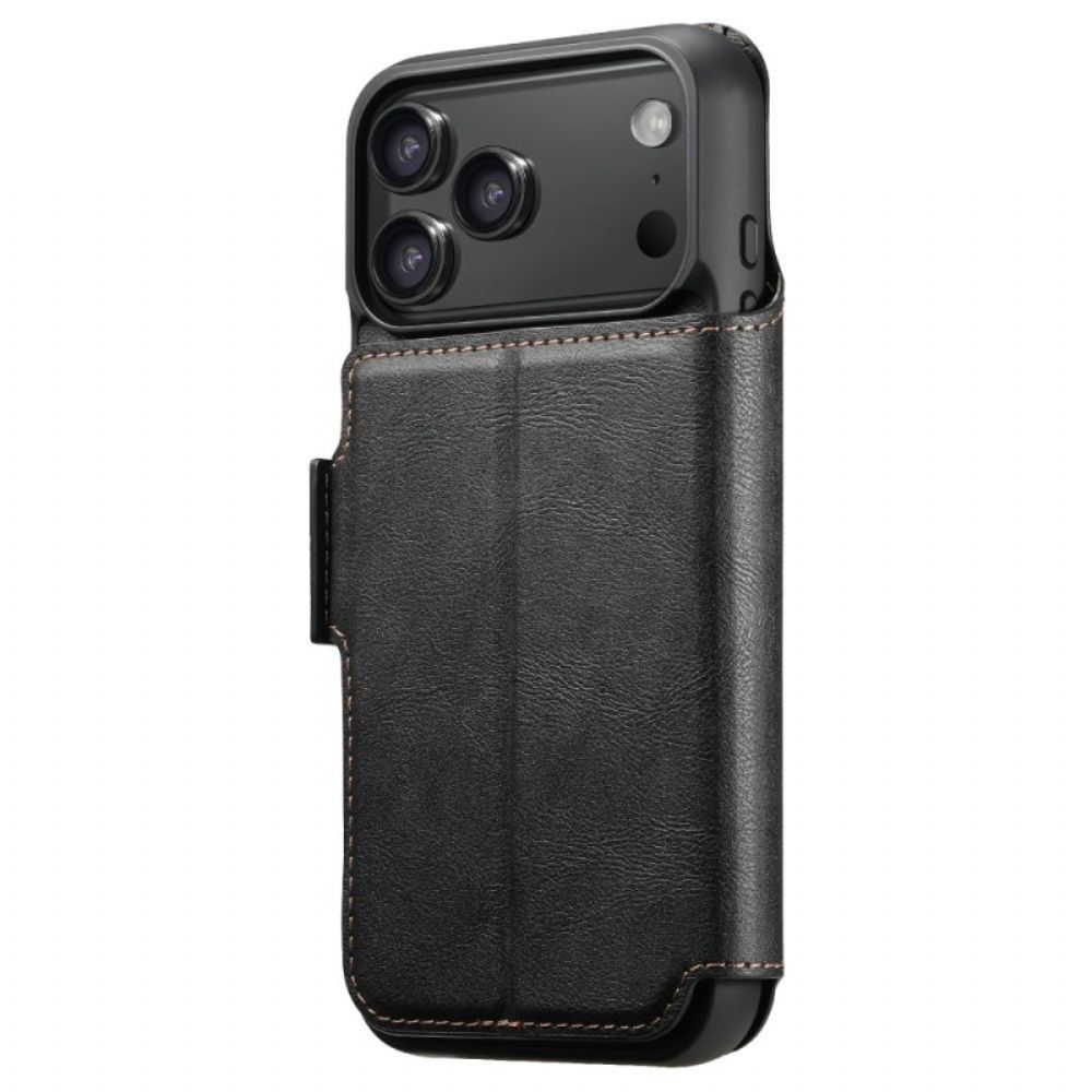 Folio-hoesje iPhone 17 Pro Max Telefoonhoesje Tweekleurige Afneembare Magsafe-hoes Suteni