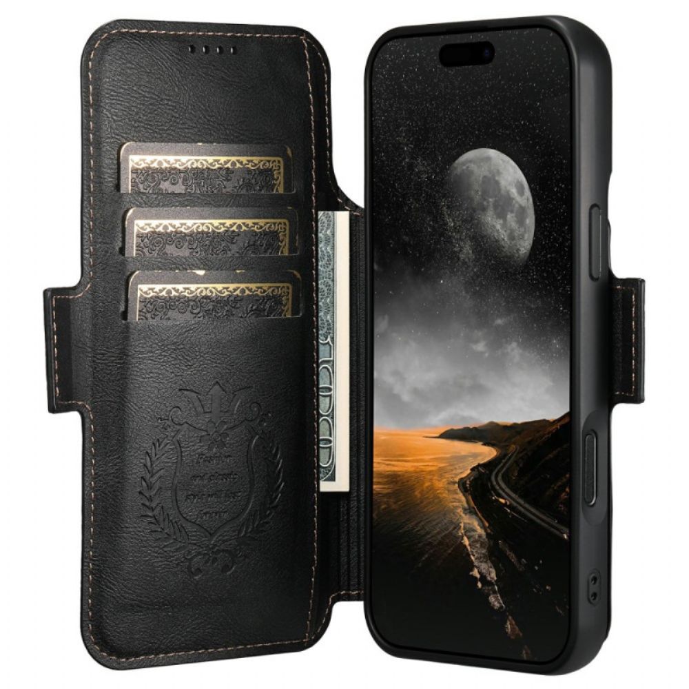 Folio-hoesje iPhone 17 Pro Max Telefoonhoesje Tweekleurige Afneembare Magsafe-hoes Suteni