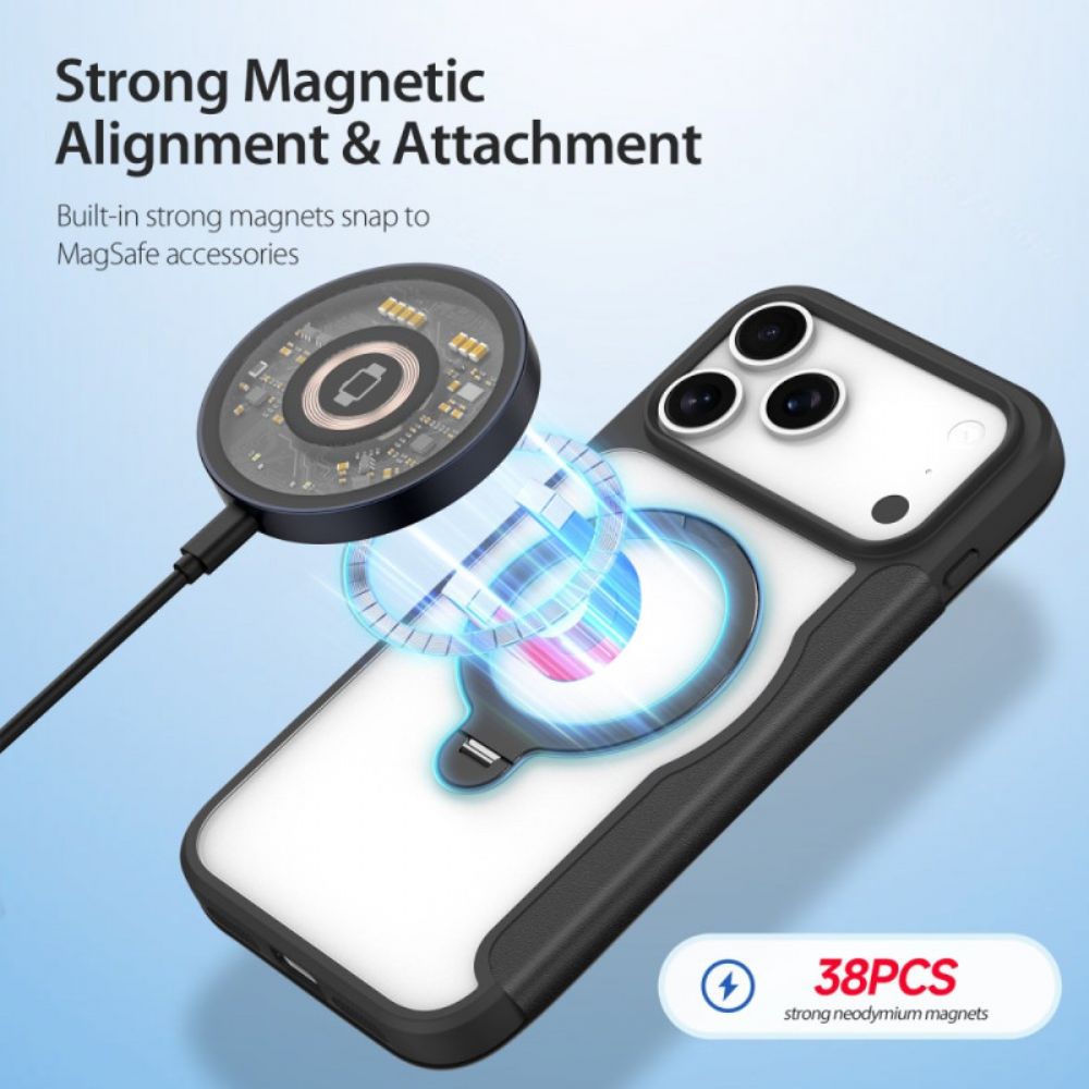 Folio-hoesje Voor iPhone 17 Pro Max Magsafe Met Skin X Pro Series Dux Ducis Houder