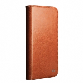 Folio-hoesje Voor iPhone 17 Pro Max Qialino Leer