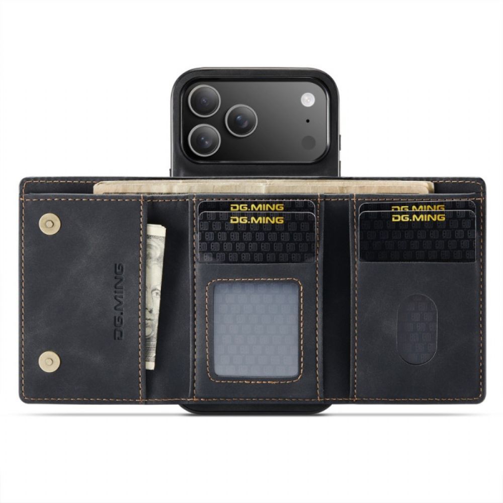 Hoesje iPhone 17 Pro Max Afneembare Portemonnee Dg.ming