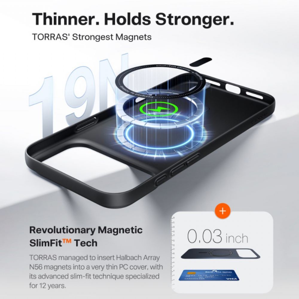 Hoesje iPhone 17 Pro Max Compatibel Met Magsafe Premium Bescherming Hoesje