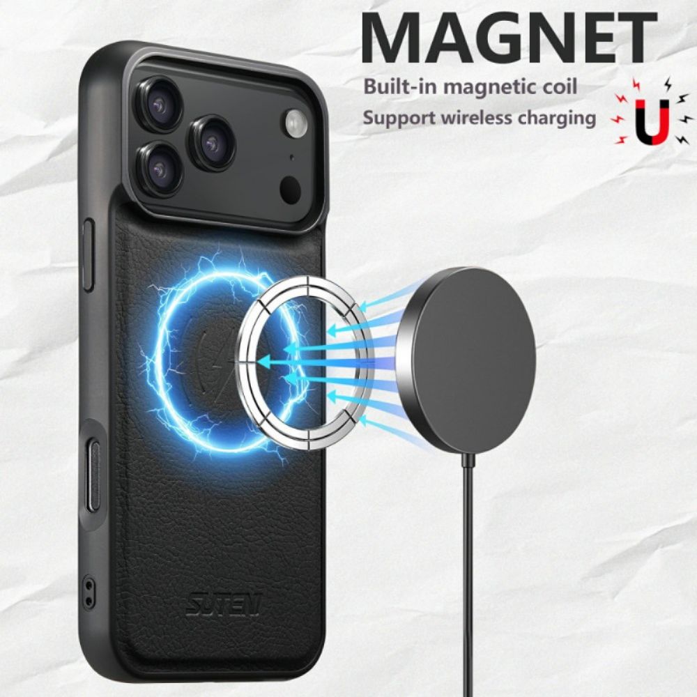 Hoesje iPhone 17 Pro Max Magsafe-compatibel Suteni