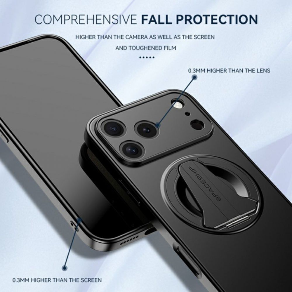 Hoesje iPhone 17 Pro Max Magsafe Metal Effect Geïntegreerde Houder