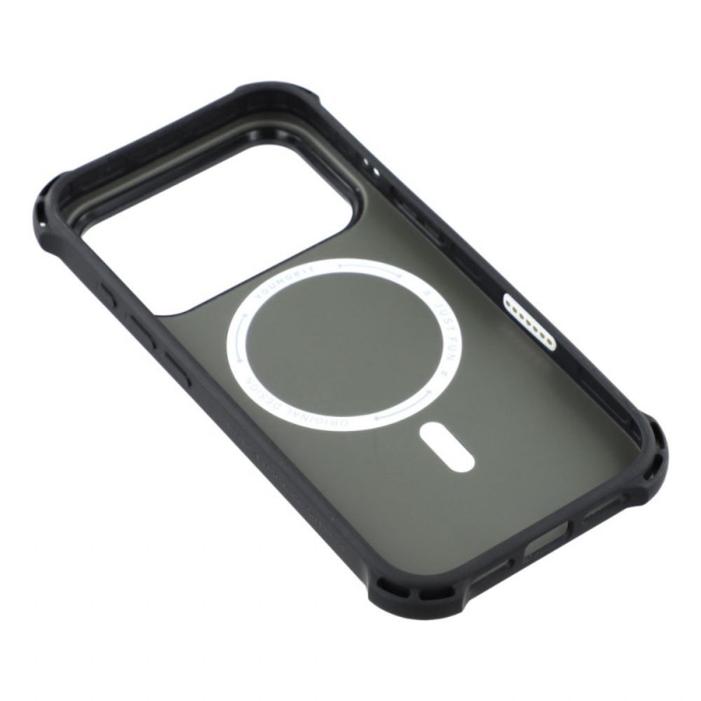 Hoesje iPhone 17 Pro Max Magsafe Premium Texture Jeans