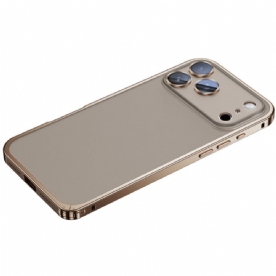 Hoesje iPhone 17 Pro Max Metalen Frame Bescherming Hoesje