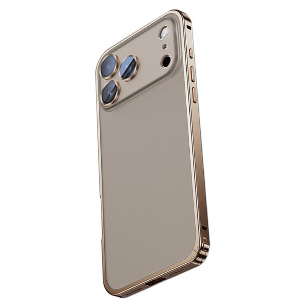 Hoesje iPhone 17 Pro Max Metalen Frame Bescherming Hoesje