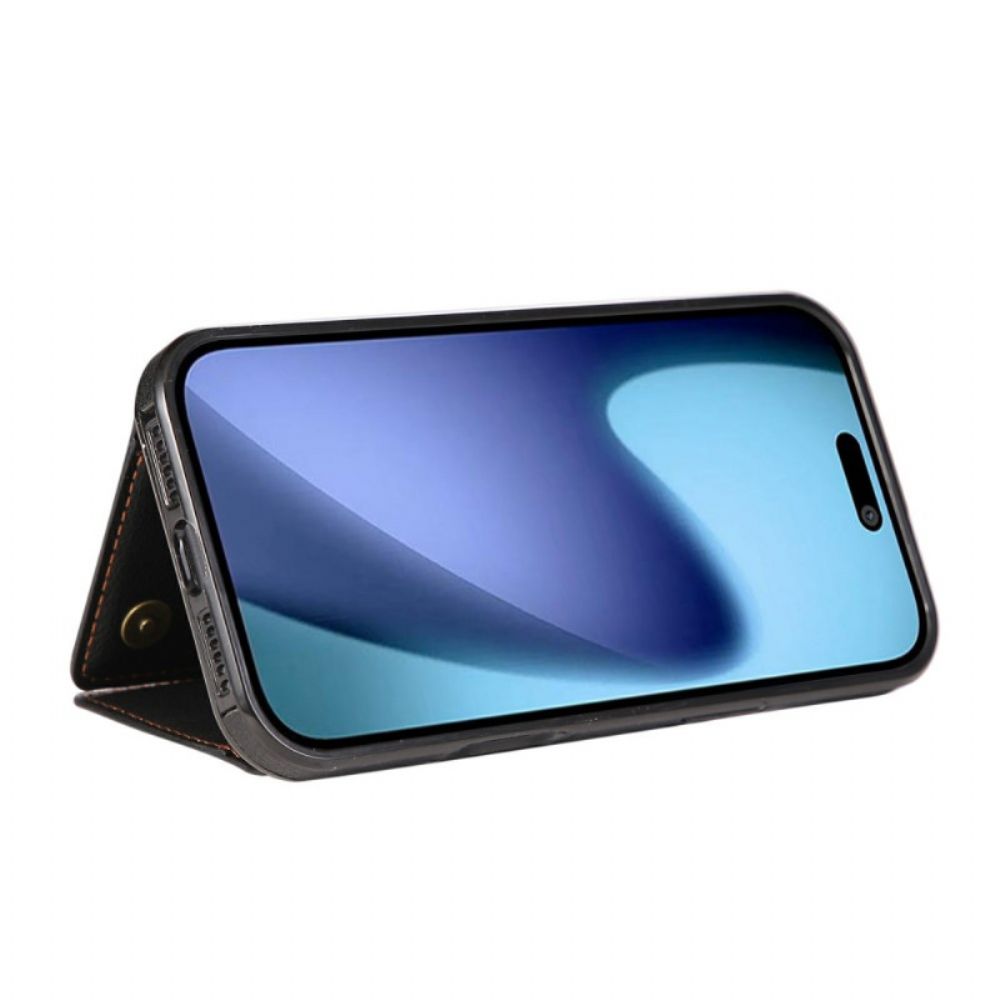 Hoesje iPhone 17 Pro Max Portemonnee En Schouderriem