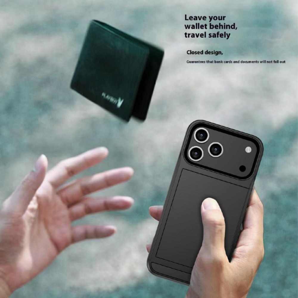 Hoesje iPhone 17 Pro Max Schuifbare Kaarthouder