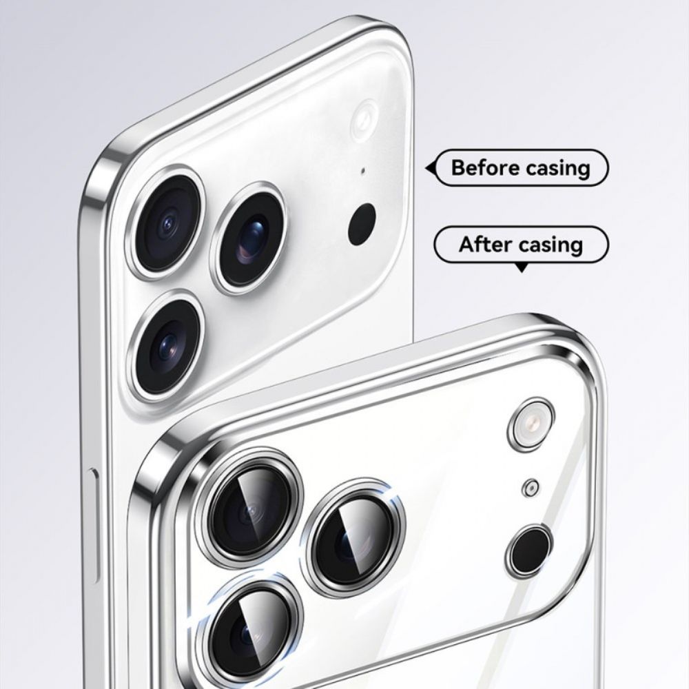 Hoesje iPhone 17 Pro Max Transparant Met Draagkoord Bescherming Hoesje