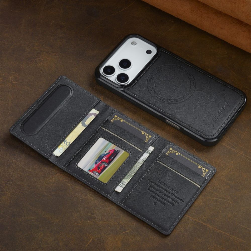 Hoesje Voor iPhone 17 Pro Max Magsafe Wallet Lc.imeeke