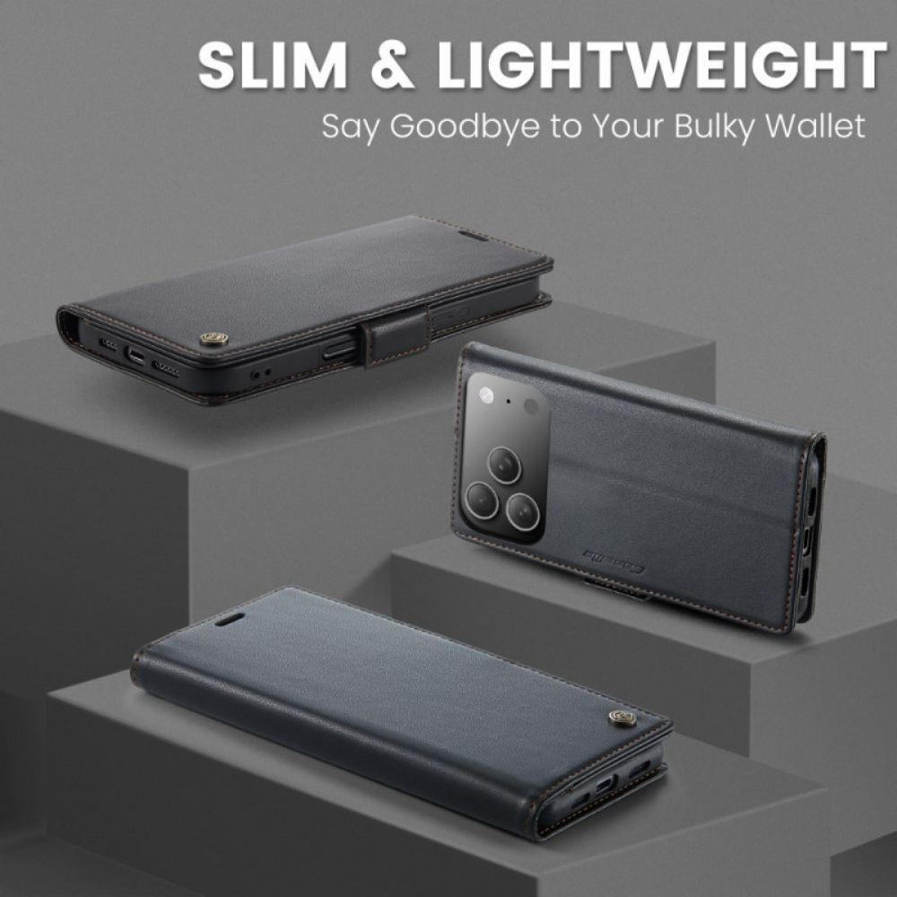 Leren Hoesje Voor iPhone 17 Pro Max Caseme