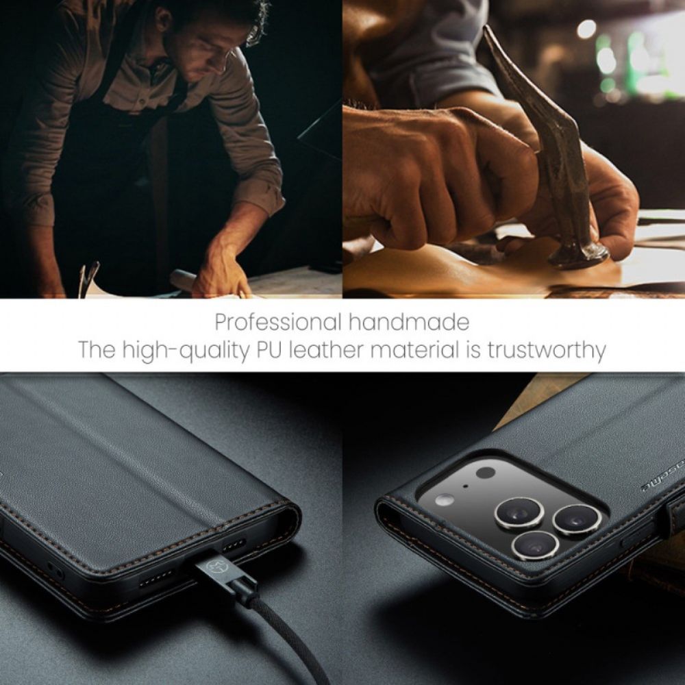 Leren Hoesje Voor iPhone 17 Pro Max Caseme