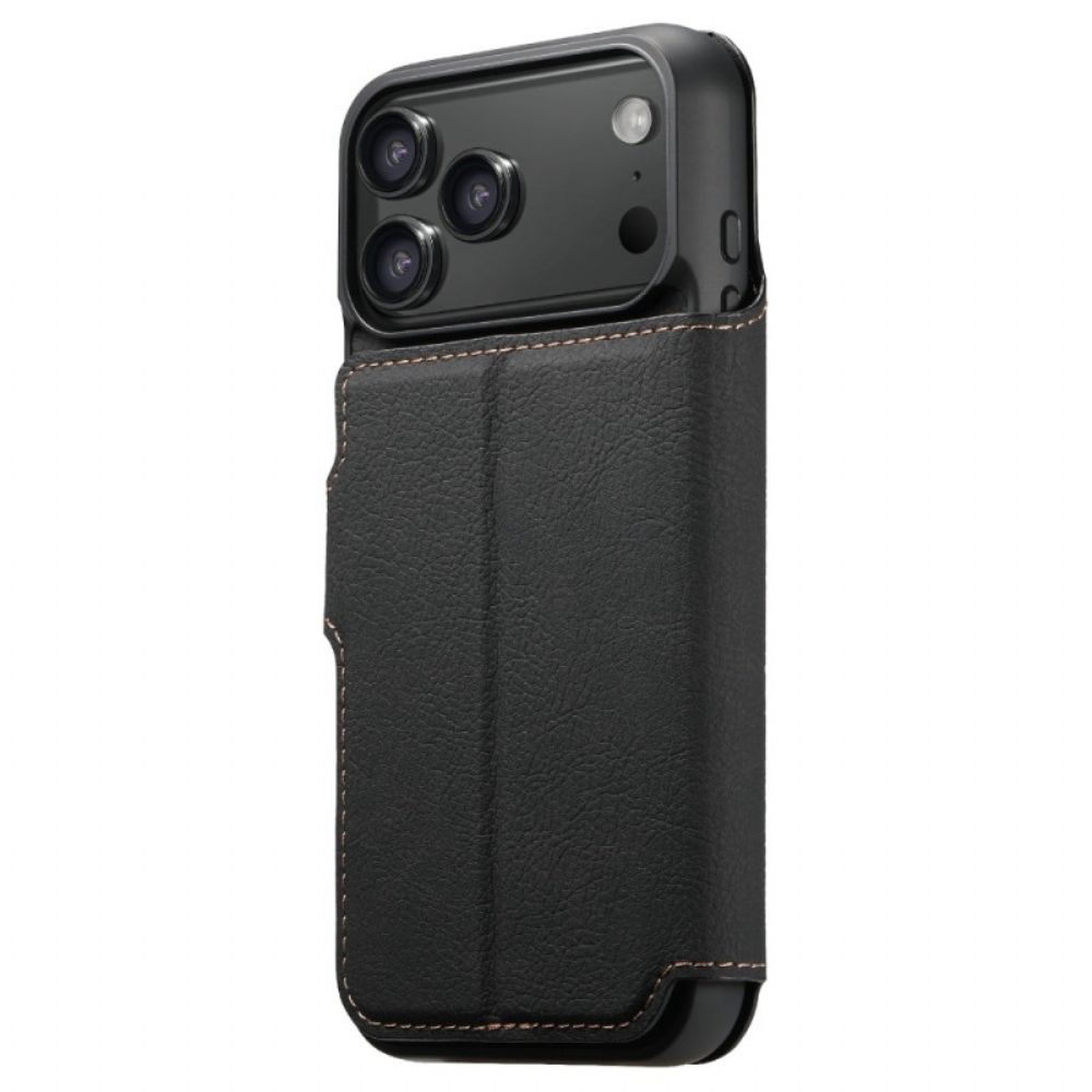 Leren Hoesje Voor iPhone 17 Pro Max Magsafe 2-in-1 Suteni