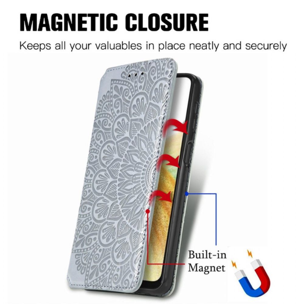 Bescherming Hoesje voor Samsung Galaxy A13 Folio-hoesje Mandala's