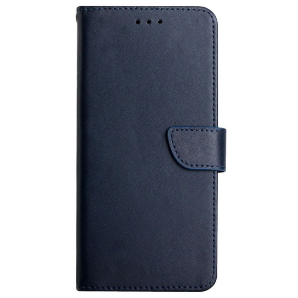 Folio-hoesje voor Samsung Galaxy A13 Echt Nappaleer